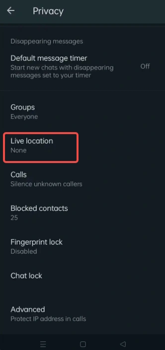 live-location-sharing